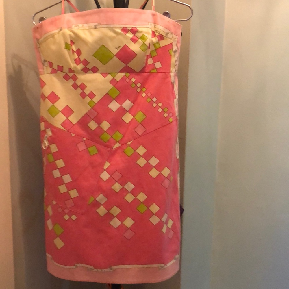 Vintage Pucci Cotton Halter Dress